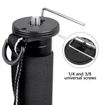 BEXIN MAS285 Tragbarer Reise-Outdoor-Einbeinstativhalter aus Aluminiumlegierung für DSLR-Kameras, MAS285