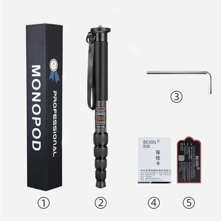 BEXIN MAS325 Portable Travel Outdoor DSLR Camera Aluminum Alloy Monopod Holder, MAS325