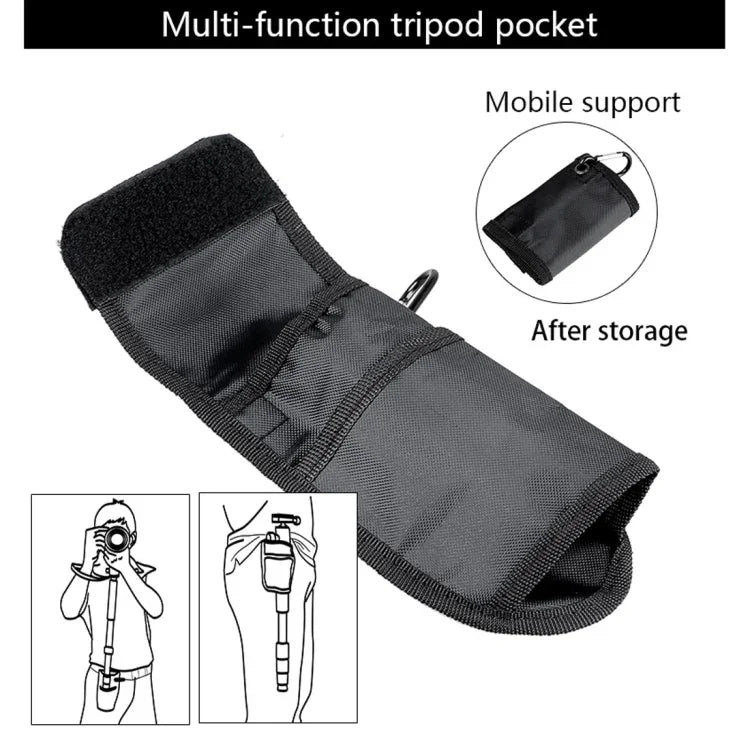 BEXIN MCS285 Tragbarer Reise-Outdoor-DSLR-Kamera-Einbeinstativhalter aus Kohlefaser, MCS285