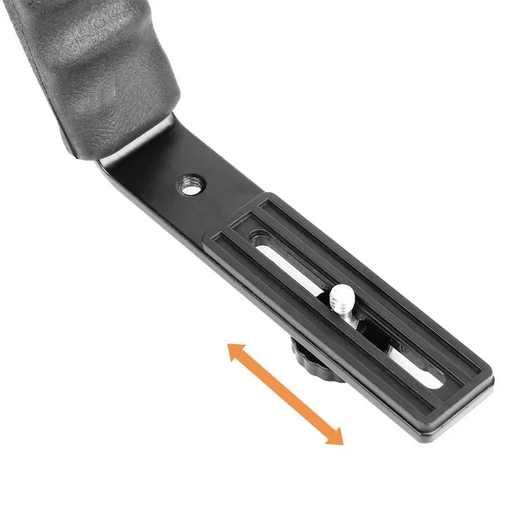 L-förmige Blitzhalterung aus Aluminium, L-förmig