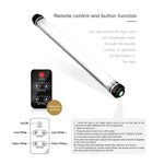 LUXCeO P7 Dual-Farbtemperatur-LED-Stableuchte, wasserdicht, handliche LED-Füllleuchte mit Fernbedienung, P7