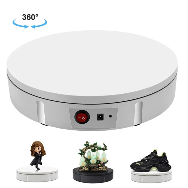 Elektrischer Drehteller für Präsentationsdisplays (22 cm), Videoaufnahmen, Tragkraft: 50 kg, US-Stecker, 22 cm, US-Stecker