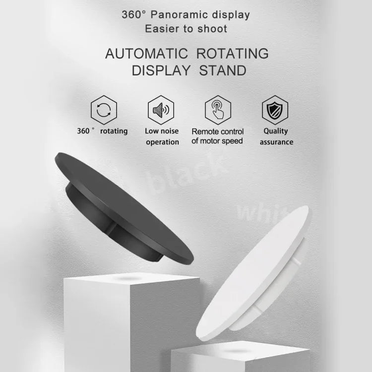 42cm Electric Rotating Display Stand Video Shooting Props Turntable, Load: 100kg, Plug-in Power, US Plug, 42cm, US Plug