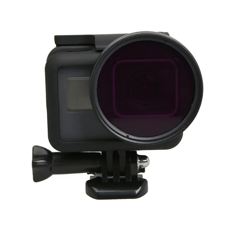 Professioneller 52-mm-Objektivfilter (CPL + UV + ND8 + ND2 + Star 8 + Rot + Gelb + FLD/Lila) &amp; wasserdichter Gehäuseadapterring, 10-in-1