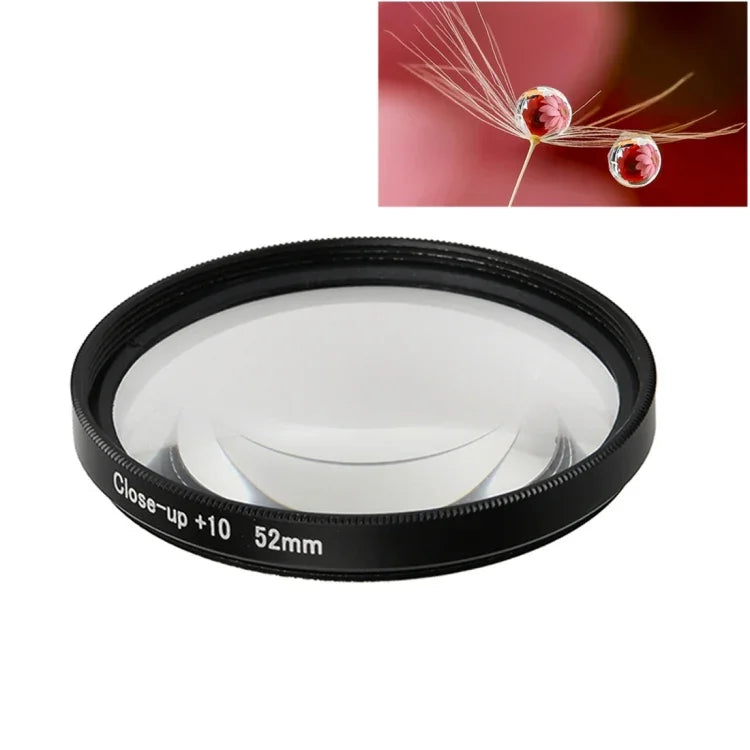 Professioneller 52-mm-10x-Makro-Objektiv-Nahaufnahmefilter für GoPro HERO5 Sport Action-Kamera