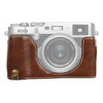 Halbtasche aus PU-Leder mit 1/4-Zoll-Gewinde für FUJIFILM X100V