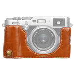 Halbtasche aus PU-Leder mit 1/4-Zoll-Gewinde für FUJIFILM X100V