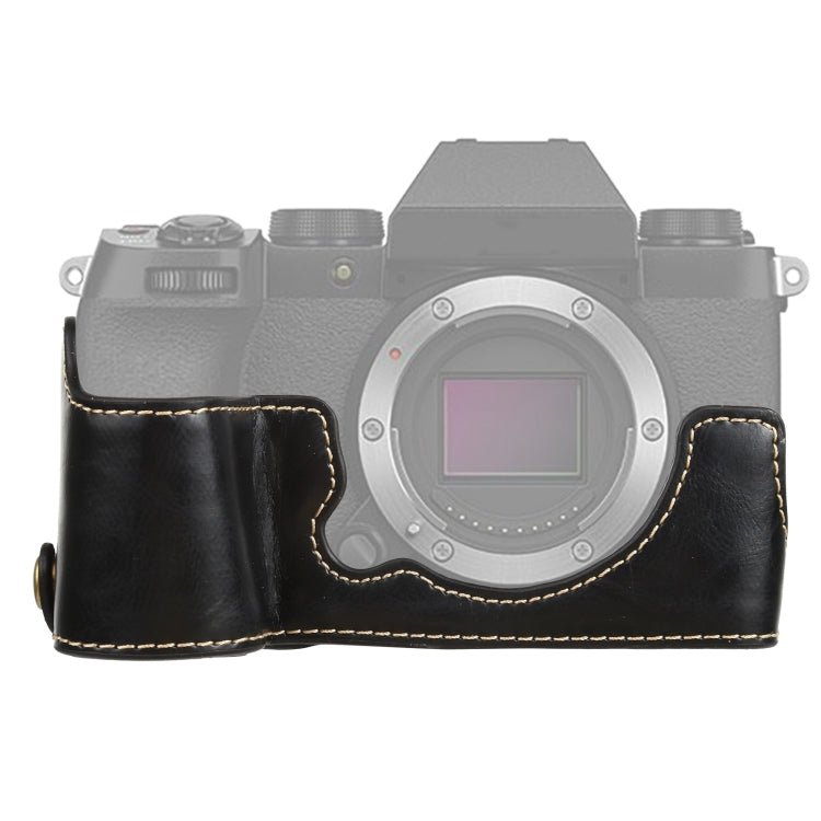 1/4 Zoll Gewinde PU-Leder Kamera-Halbetui für FUJIFILM X-S10