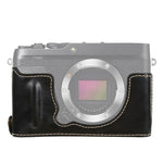 Halbtasche aus PU-Leder mit 1/4-Zoll-Gewinde für FUJIFILM XE4, passend für FUJIFILM XE4