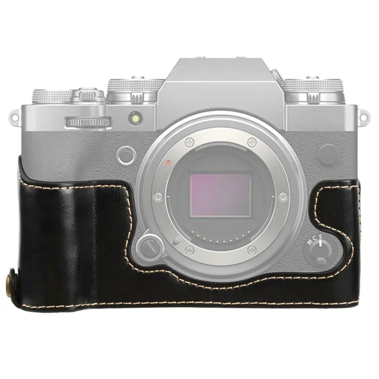 Halbtasche aus PU-Leder mit 1/4-Zoll-Gewinde für FUJIFILM X-T4