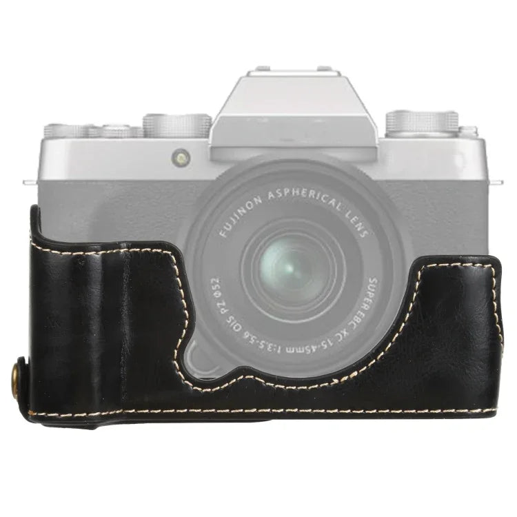 Halbtasche aus PU-Leder mit 1/4-Zoll-Gewinde für FUJIFILM XT200