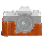 Halbtasche aus PU-Leder mit 1/4-Zoll-Gewinde für FUJIFILM XT200
