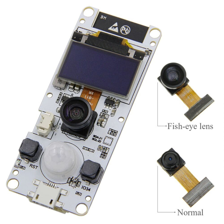 TTGO OV2640 Standard Extended Single Lens Kameramodul für T-Camera Plus ESP32-DOWDQ6 8MB SPRAM, Standard Extended Single Lens