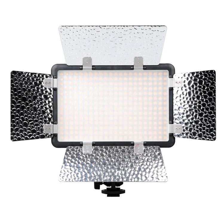 Godox LED308C II 308 LEDs Dimmbare Fotoleuchte 860 LUX Professionelle Vlogging-Video- und Fotostudioleuchte für Canon / Nikon DSLR-Kameras