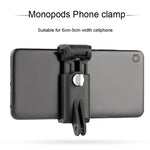 Selfie-Sticks Monopods Halter Telefonklemme für iPhone, Samsung, HTC, Sony, LG und andere Smartphones, Klemmbereich: 6-9cm, Telefonklemme
