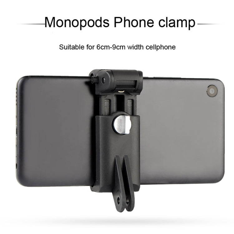 Selfie-Sticks Monopods Halter Telefonklemme für iPhone, Samsung, HTC, Sony, LG und andere Smartphones, Klemmbereich: 6-9cm, Telefonklemme