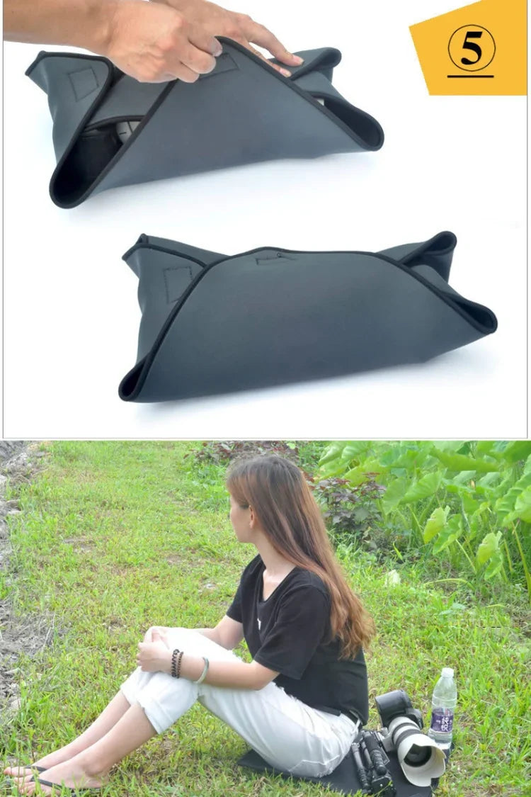 Stoßfeste Neopren-Schutzhülle für Canon-, Nikon- und Sony-Kameraobjektive, Größe: 25 x 25 cm