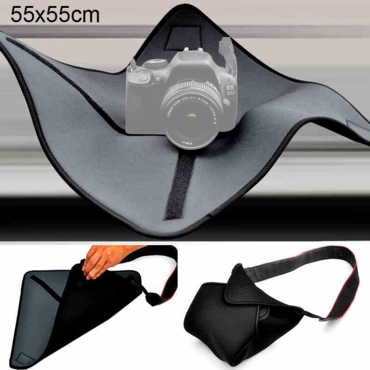 Stoßfeste Neopren-Schutzhülle für Canon-, Nikon- und Sony-Kameraobjektive, Größe: 55 x 55 cm