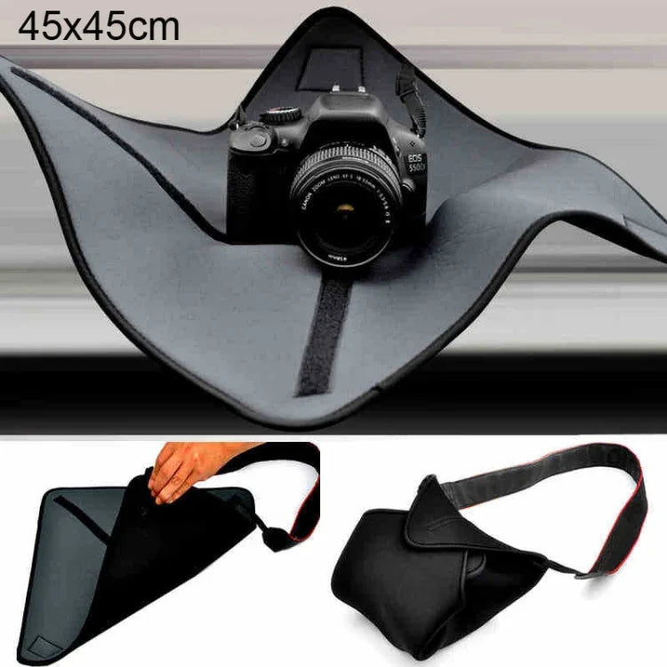 Stoßfeste Neopren-Schutzhülle für Canon-, Nikon- und Sony-Kameraobjektive, Größe: 45 x 45 cm
