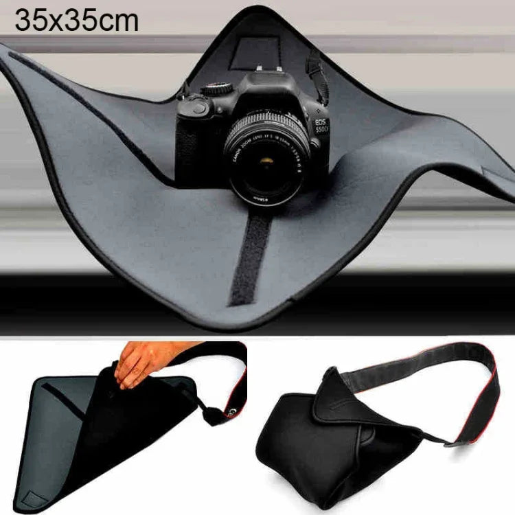 Stoßfeste Neopren-Schutzhülle für Canon-, Nikon- und Sony-Kameraobjektive, Größe: 35 x 35 cm