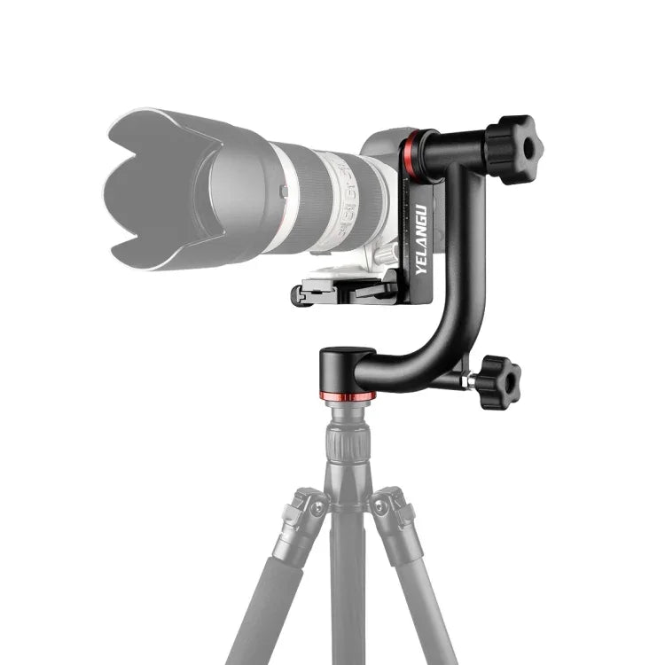 YELANGU A201 360-Grad-Horizontal-Gimbal-Stativkopf für DV- und SLR-Kameras, A201