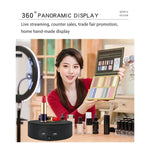 13 cm Xiaoai Elektrischer Drehteller, Präsentationsständer, Requisite für Videoaufnahmen, Drehteller, 13 cm