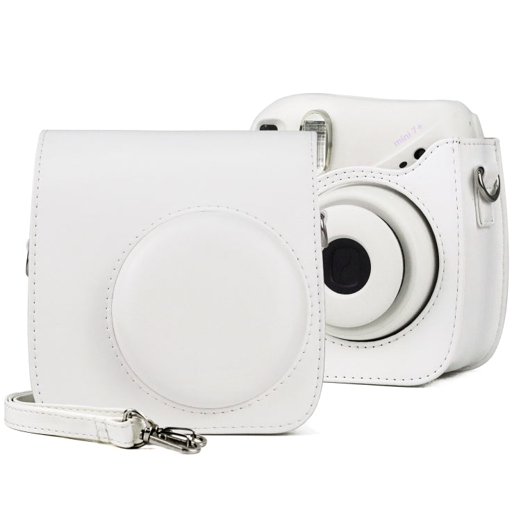 Retro-Kameratasche aus PU-Leder mit Tragegurt für FUJIFILM instax mini 7+