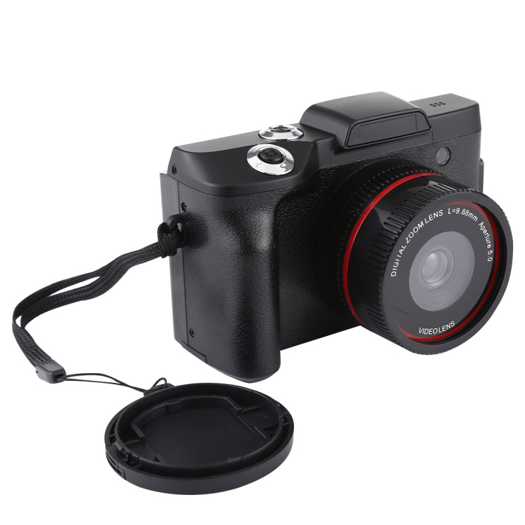 1,3 Megapixel Interpolation Klappbildschirm Wechselobjektiv Digitalkamera, 2,4 Zoll LCD, Full HD 720P Aufnahme, Infrarotobjektiv, EIS, Schwarz, Weiß