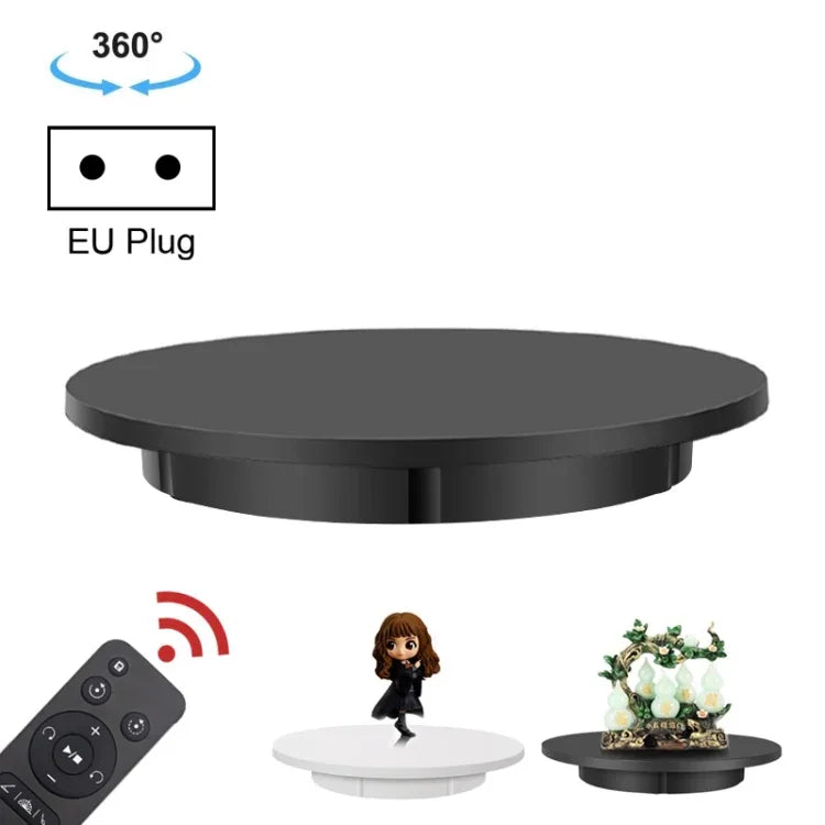 Elektrischer Drehteller für Präsentationsständer, 60 cm Durchmesser, Tragkraft: 100 kg, Netzanschluss, EU-Stecker, 60 cm, EU-Stecker