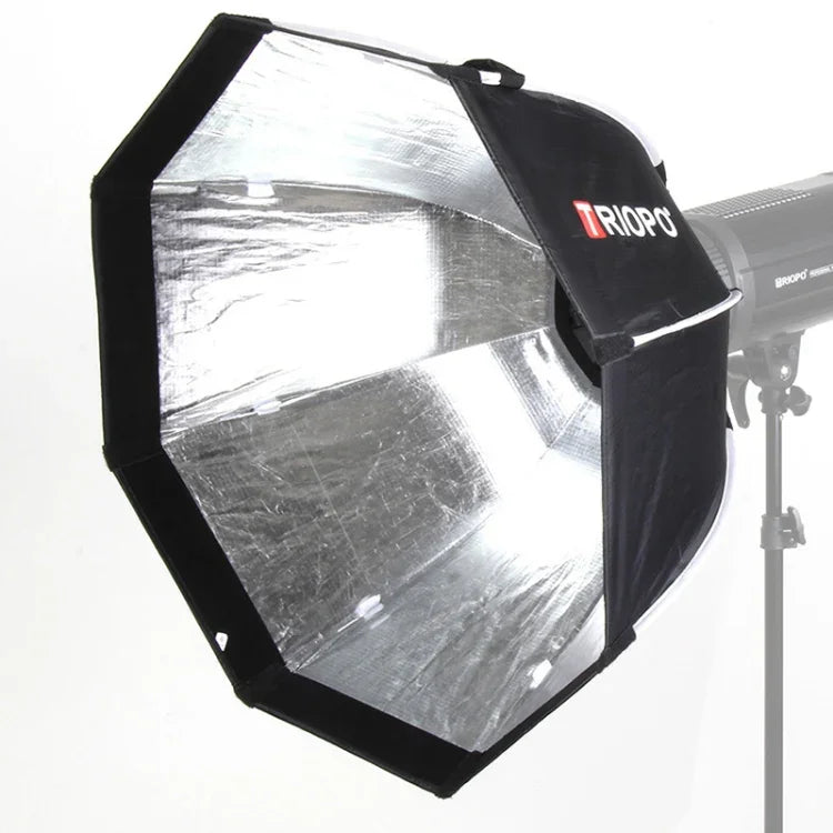 TRIOPO K2-55 55cm Speedlite Blitzgerät Achteckige Parabol-Softbox Bowens-Anschluss Diffusor, K2-55
