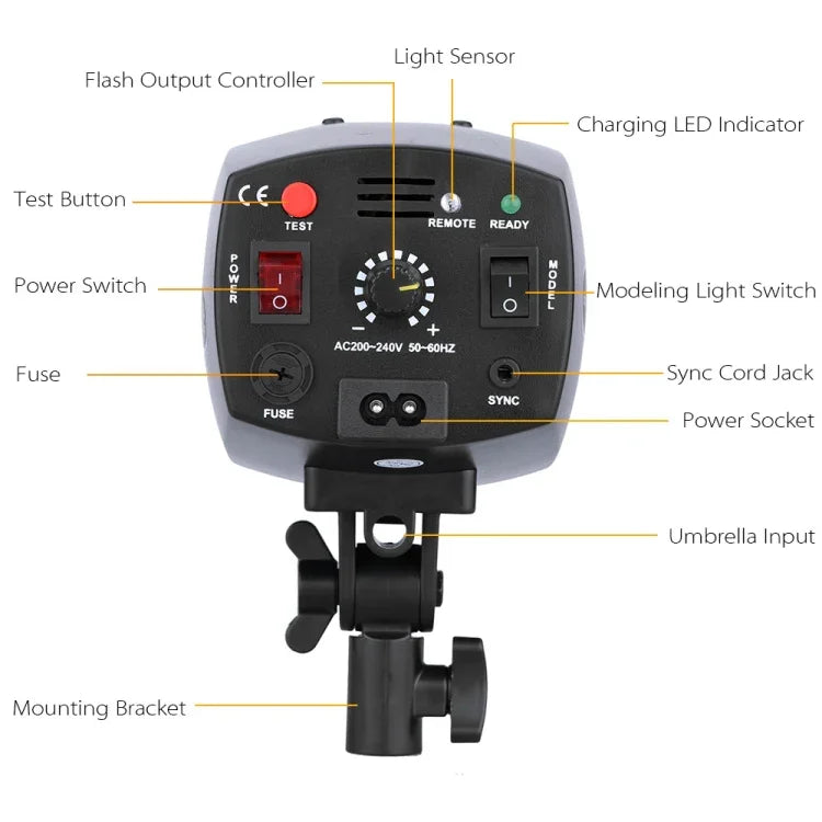 Godox K-180A Mini Master 180Ws Studioblitzgerät, Fotoblitzgerät, K-180A