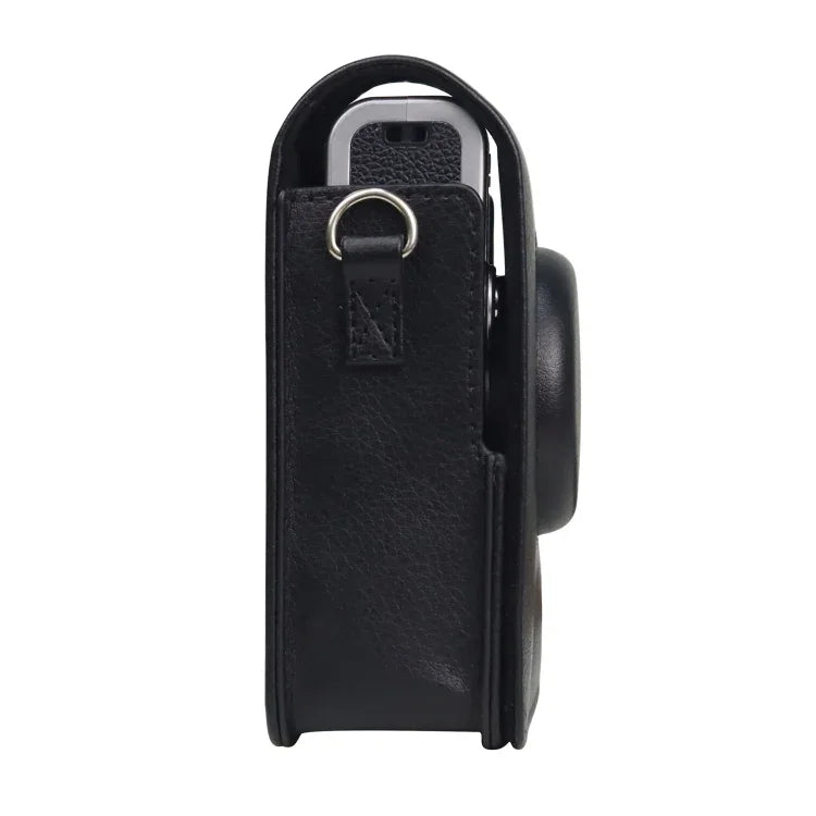 Vertikale Ganzkörper-Kameratasche aus PU-Leder mit Tragegurt für FUJIFILM instax mini Evo, passend für FUJIFILM instax mini Evo Vertikal