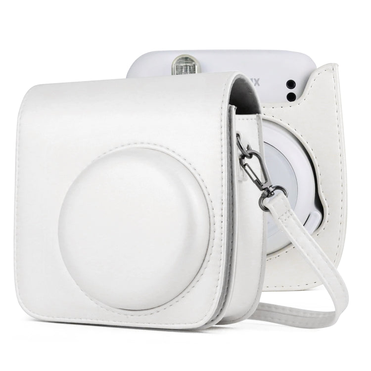 Vollfarbige Leder-Kameratasche mit Tragegurt für FUJIFILM Instax mini 11