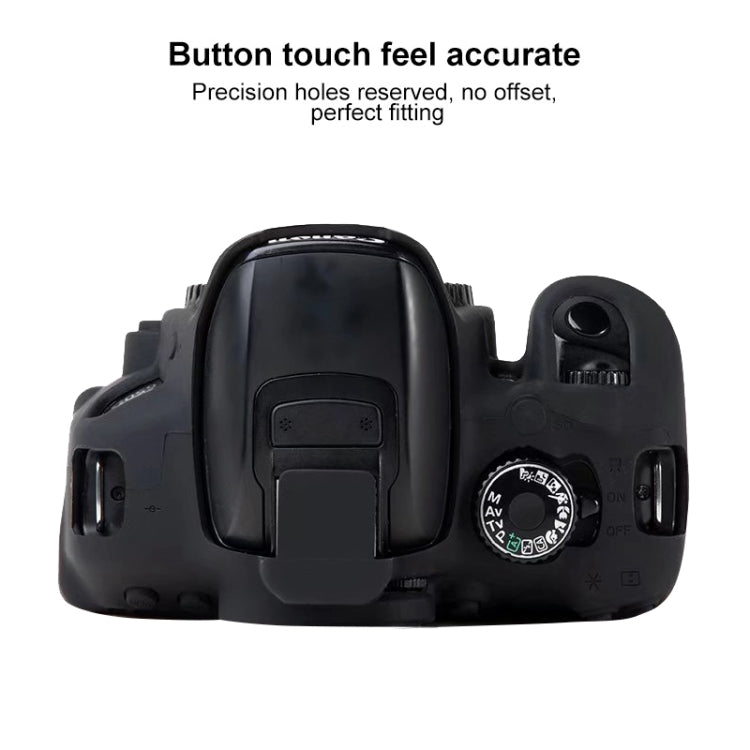 Schutzhülle aus weichem Silikon für Canon EOS 600D