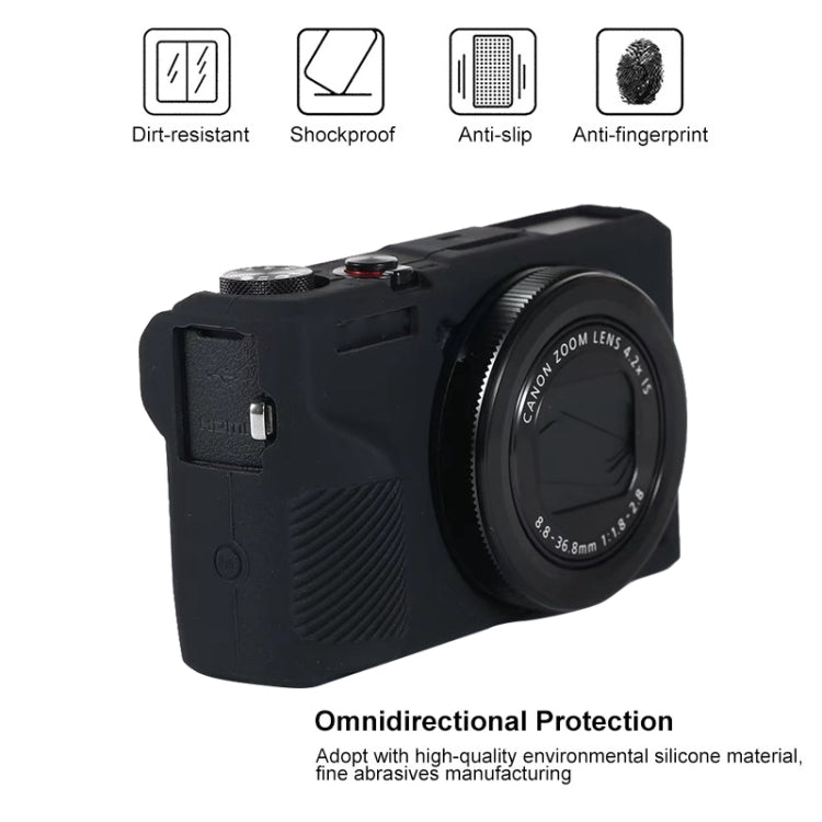 Weiche Silikon-Schutzhülle für Canon PowerShot G7 X Mark III / G7X III / G7X3