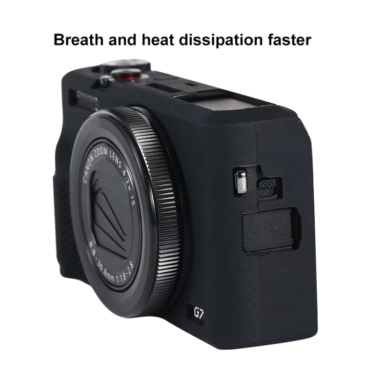 Weiche Silikon-Schutzhülle für Canon PowerShot G7 X Mark III / G7X III / G7X3