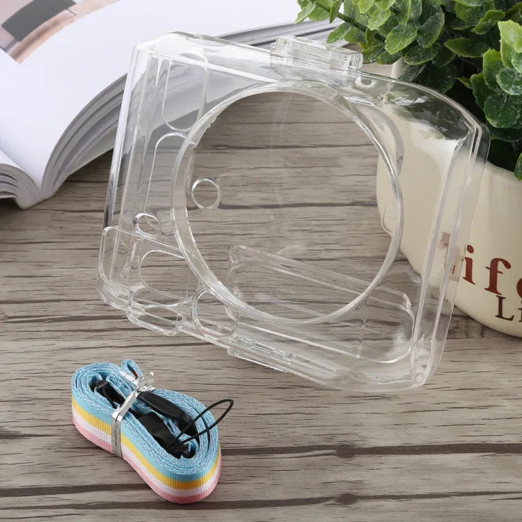 Schutzhülle aus Kristallglas mit Tragegurt für FUJIFILM instax mini 70