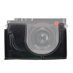 1/4-Zoll-Gewinde, PU-Leder-Kameratasche (Halbtasche) für Leica Q2, passend für Leica Q2