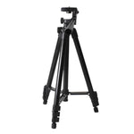130cm 4-teiliges Klappstativ aus Aluminiumlegierung mit dreidimensionalem Kopf, L-3130 Silber, L-3130 Schwarz, L-3130 Champagner Gold