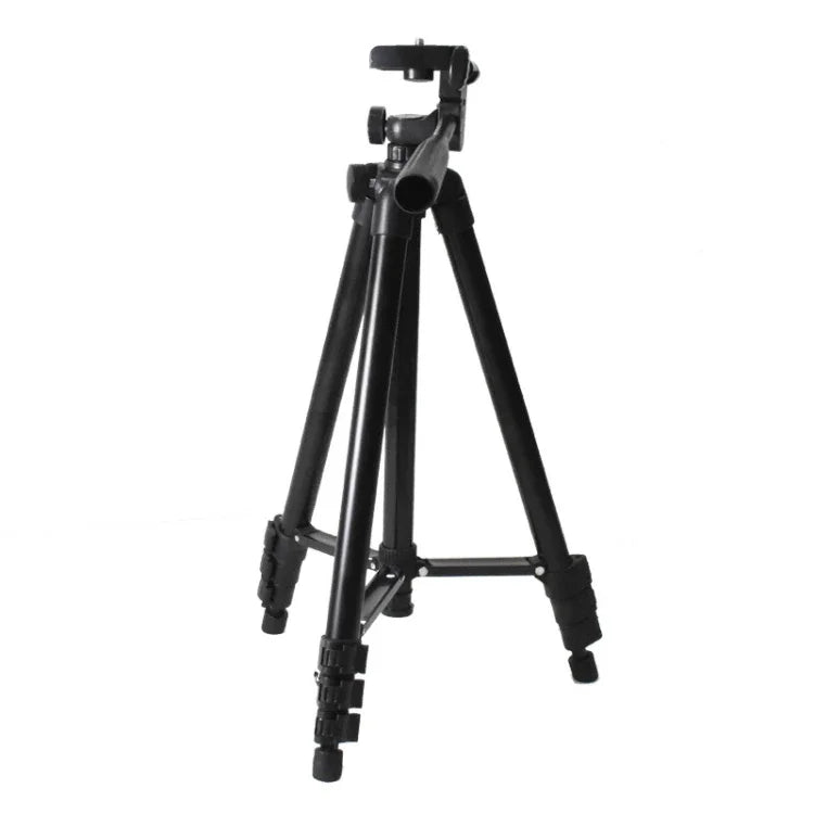 130cm 4-teiliges Klappstativ aus Aluminiumlegierung mit dreidimensionalem Kopf, L-3130 Silber, L-3130 Schwarz, L-3130 Champagner Gold