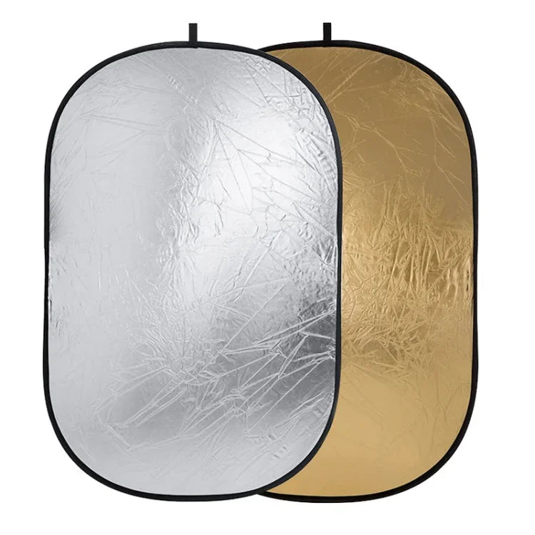 Godox FT01 2-in-1 Gold/Silber Ovaler Faltreflektor, Größe: 150 x 200 cm, 2 in 1 150 x 200 cm