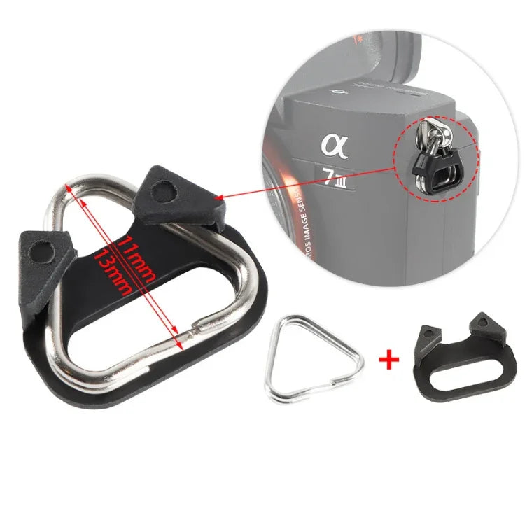 10 Stück BEXIN ZH-Q Kamera-Schultergurt-Split-Dreieckringhaken, ZH-Q