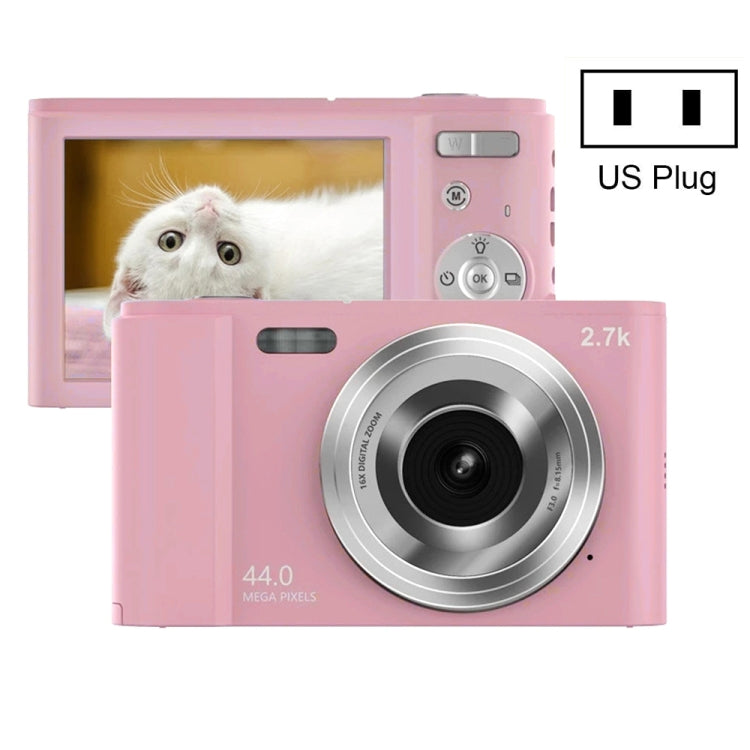 DC302 2,88 Zoll 44MP 16X Zoom 2,7K Full HD Digitalkamera Kinder-Kartenkamera, US-Stecker, DC302, US-Stecker