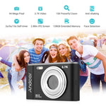 DC302 2,88 Zoll 44MP 16X Zoom 2,7K Full HD Digitalkamera Kinder-Kartenkamera, US-Stecker, DC302, US-Stecker
