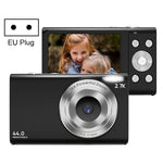 DC402 2,4 Zoll 44MP 16X Zoom 1080P Full HD Digitalkamera Kinder-Kartenkamera, EU-Stecker, EU-Stecker