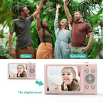 DC402 2,4 Zoll 44MP 16X Zoom 1080P Full HD Digitalkamera Kinder-Kartenkamera, EU-Stecker, EU-Stecker