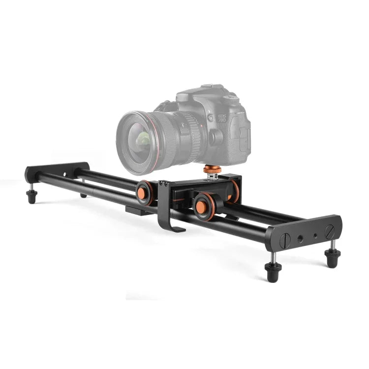 YELANGU L4X-BE YLG1817A 60 cm Aluminium-Verbindungsschiene + 3-Rad-Videorollenwagen für Spiegelreflexkameras/Videokameras, L4X-BE 60 cm Schiene + Rollenwagen