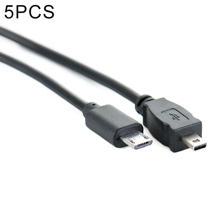 5 Stück 30 cm Micro-USB auf Mini-8-Pin USB OTG-Datenkabel für Nikon, Micro auf Mini-8-Pin für Nikon