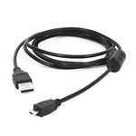 5 Stück 1,5 m Mini-8-Pin-USB-zu-USB-2.0-Daten- und Ladekabel für Nikon D5100 / D610, Mini-8-Pin-USB