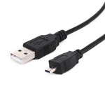 5 Stück 1,5 m Mini-8-Pin-USB-zu-USB-2.0-Daten- und Ladekabel für Nikon D5100 / D610, Mini-8-Pin-USB